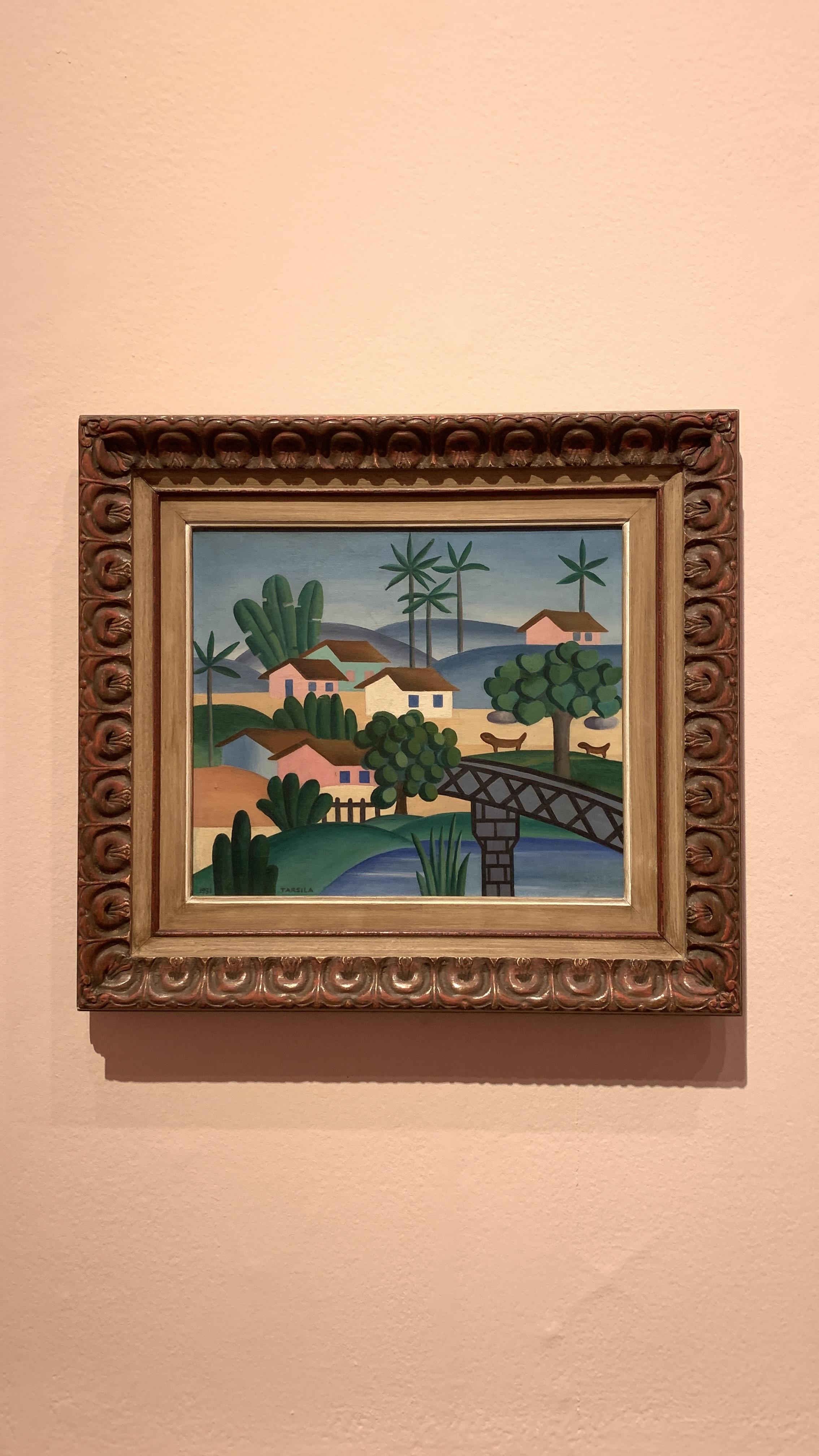 brasil brasil the birth of modernism - tarsila landscape with bridge