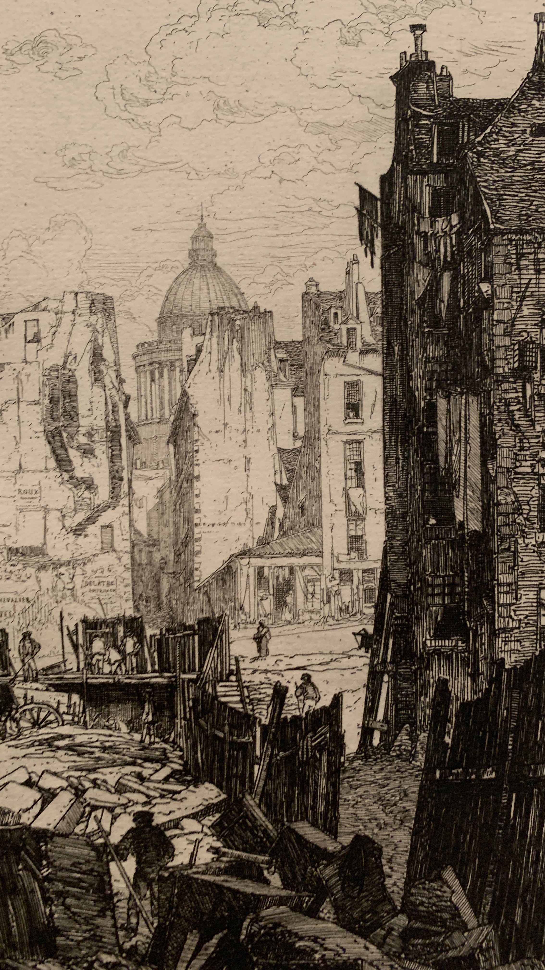 philadelphia museum of art - lalanne, demolition pour le percement du boulevard st.german