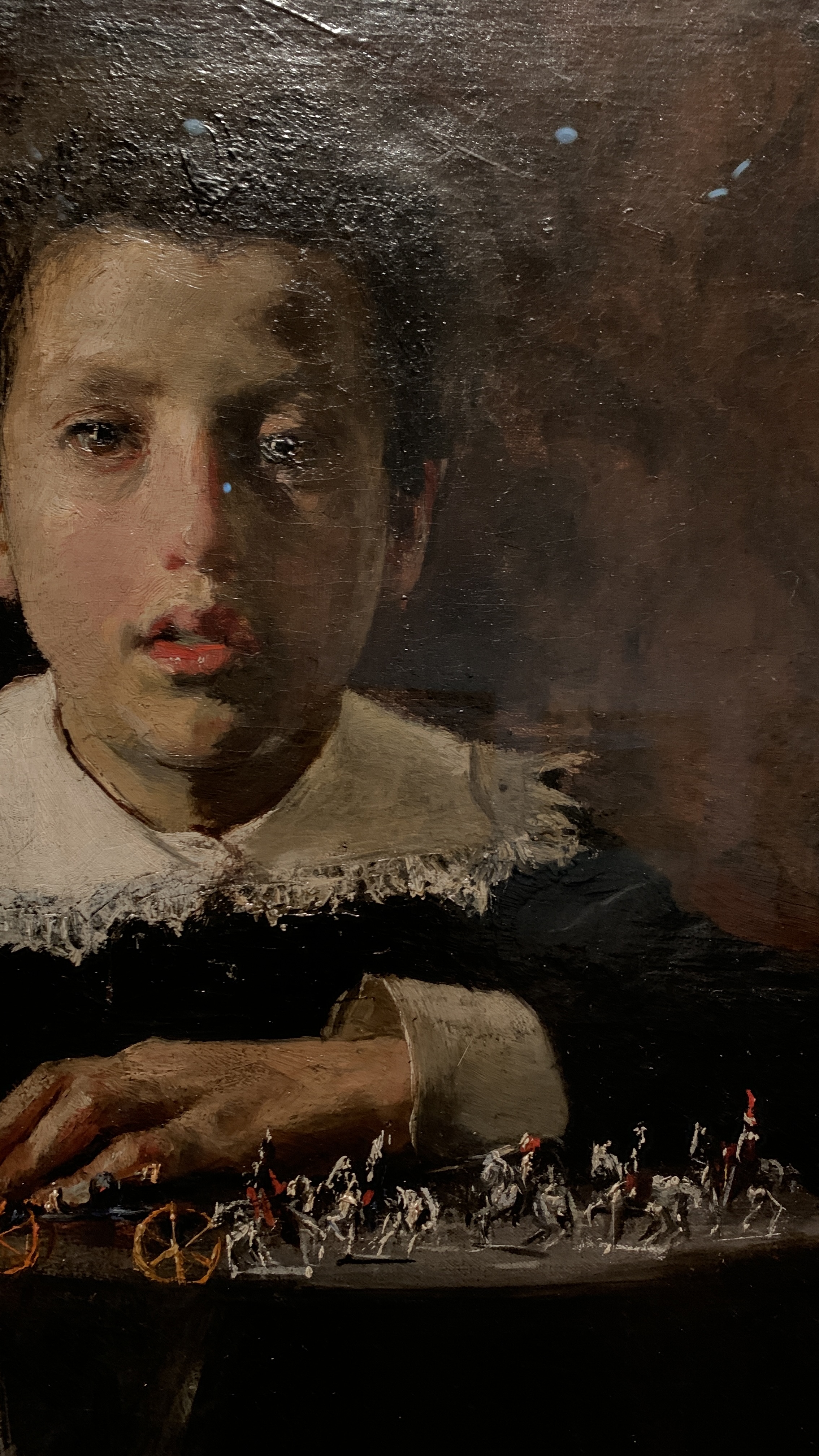philadelphia museum of art - mancini, young boy with toy soldiers